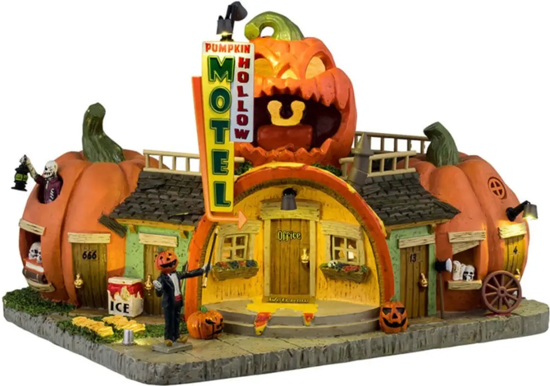 Lemax Spooky Town Pumpkin Hollow Motel