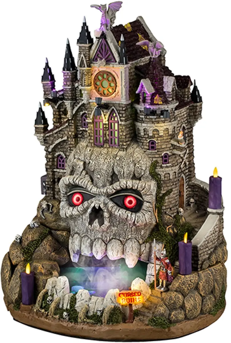 Lemax Spooky Town Cursed Ruins