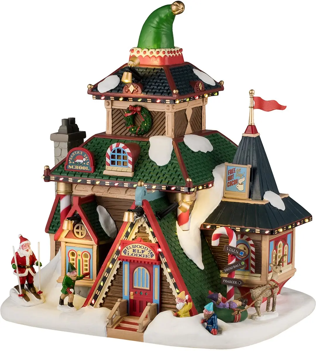 Lemax Elwood's Elf Lodge - Mehrfarbig
