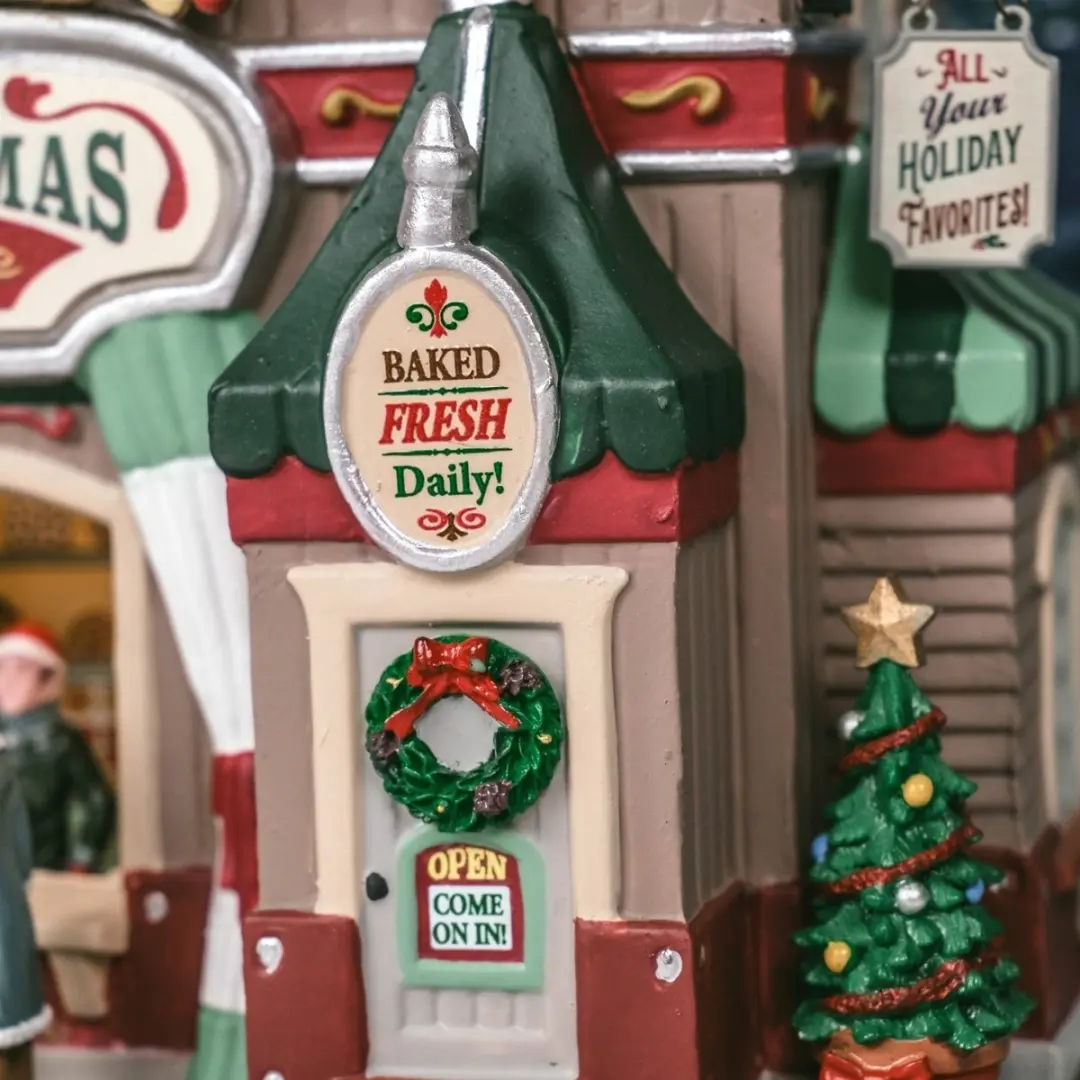 Lemax Pop-Up Christmas Cookie Shop Caddington Village 2025 - Meerkleurig