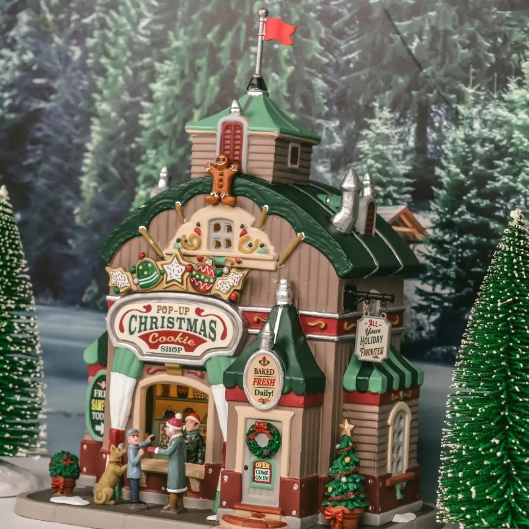 Lemax Pop-Up Christmas Cookie Shop Caddington Village 2025 - Meerkleurig
