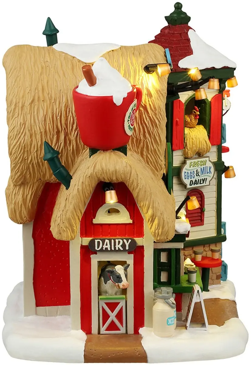Lemax Eggnog Bar - 1 Stuk - Mehrfarbig