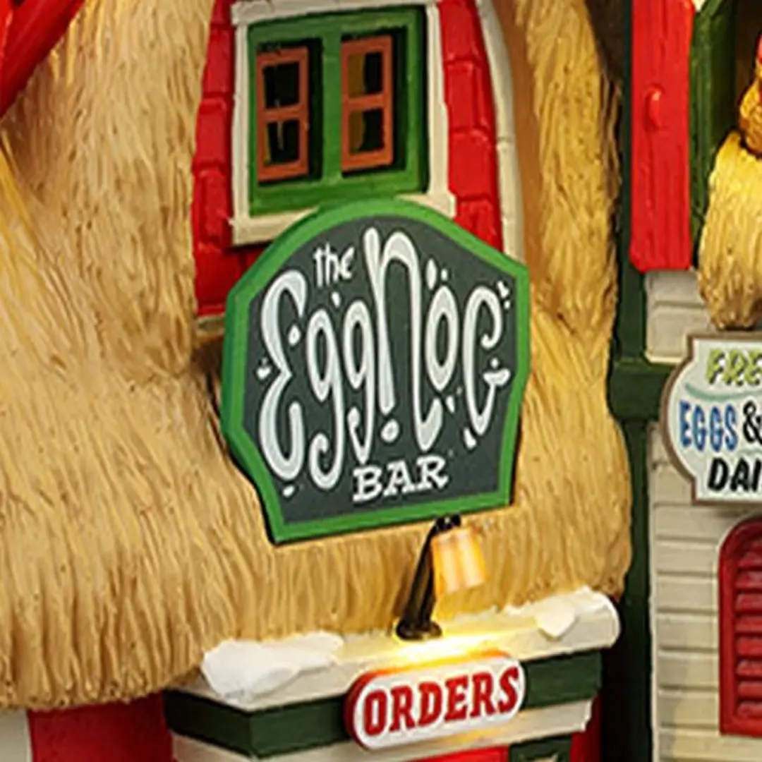 Lemax Eggnog Bar - 1 Stuk - Mehrfarbig