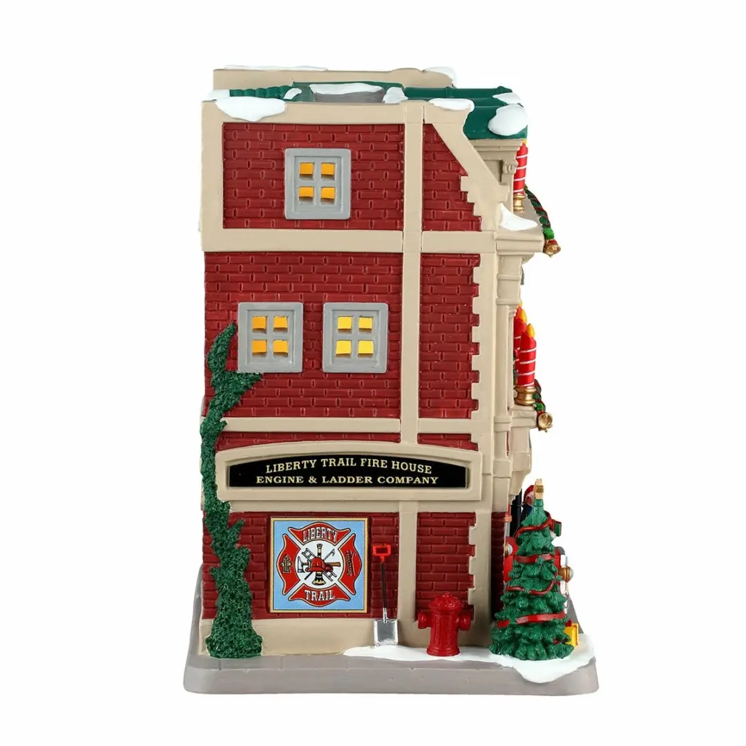 Lemax Liberty Trail Fire House - Mehrfarbig