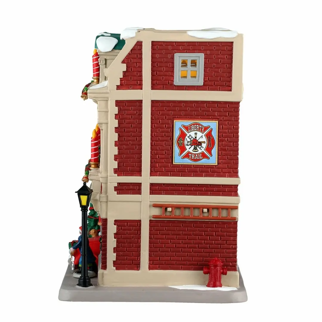 Lemax Liberty Trail Fire House - Mehrfarbig