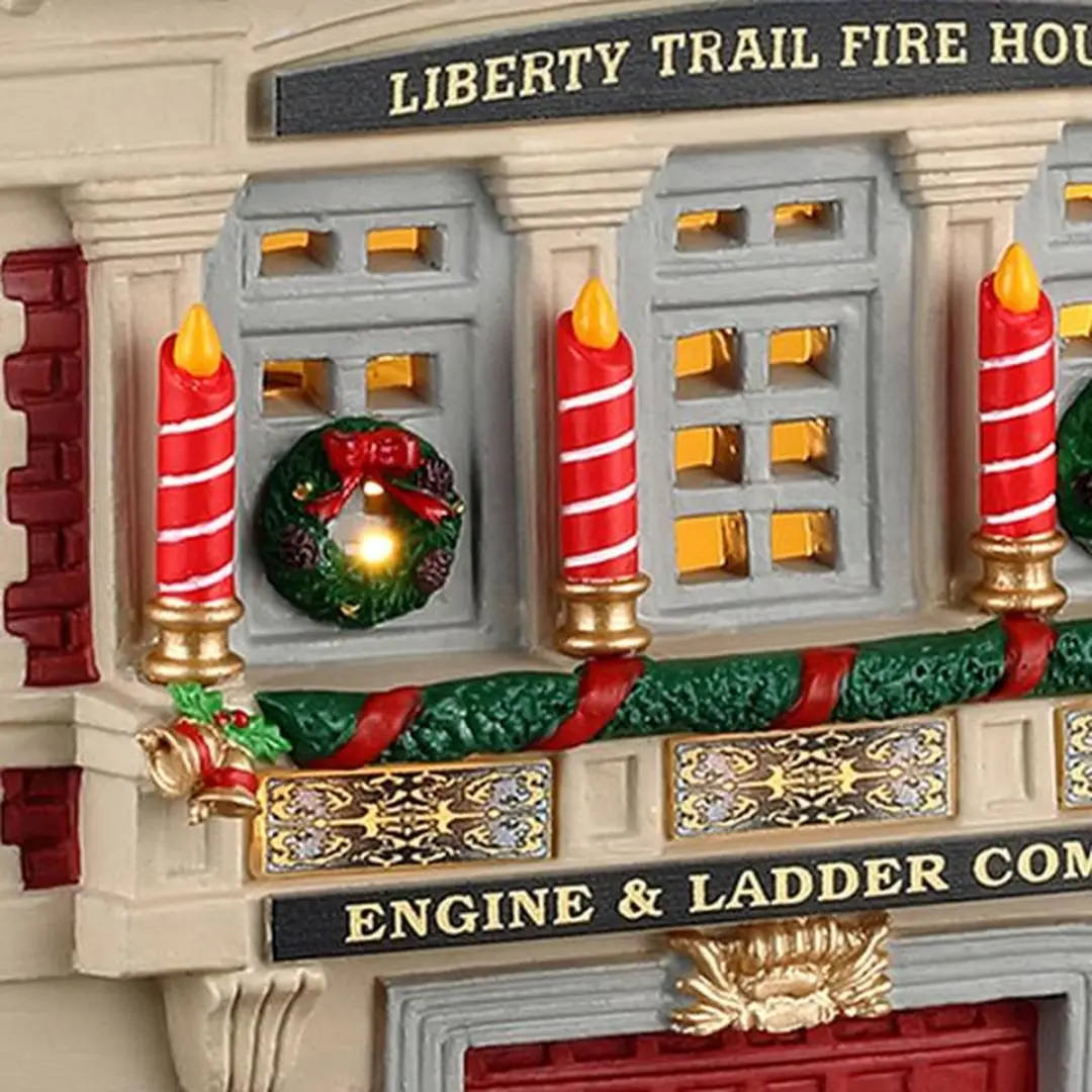 Lemax Liberty Trail Fire House - Mehrfarbig