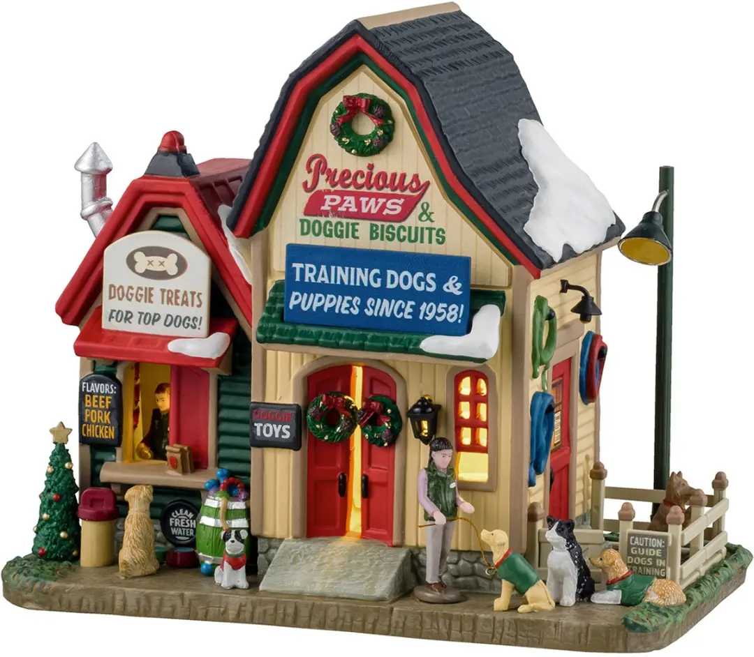 Lemax Precious Paws & Doggie Biscuits Harvest Crossing 2025 - Multicolor