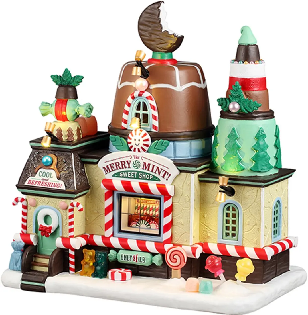 Lemax The Merry Mint Sweet Shop