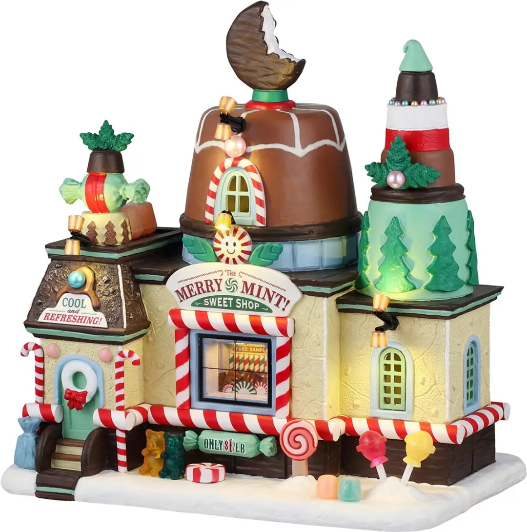 Lemax The Merry Mint Sweet Shop - Multicolor