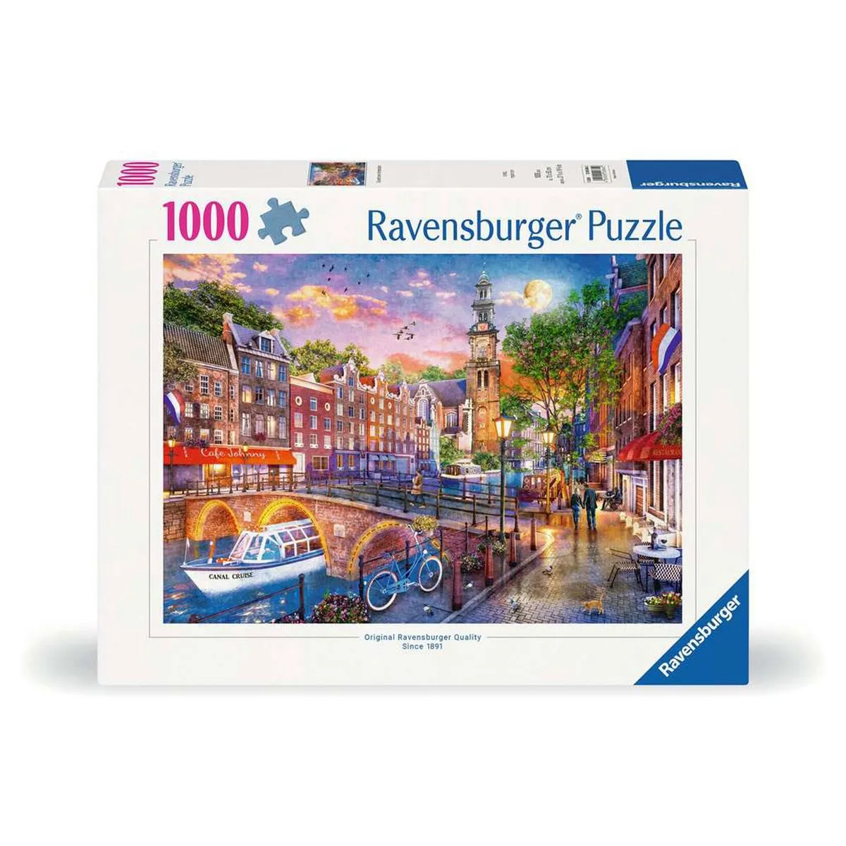 Ravensburger Amsterdam Zonsondergang Puzzel 1000 Stuks
