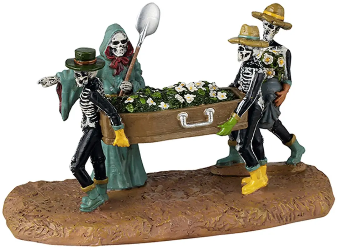 Lemax Spooky Town Pushing Daisies