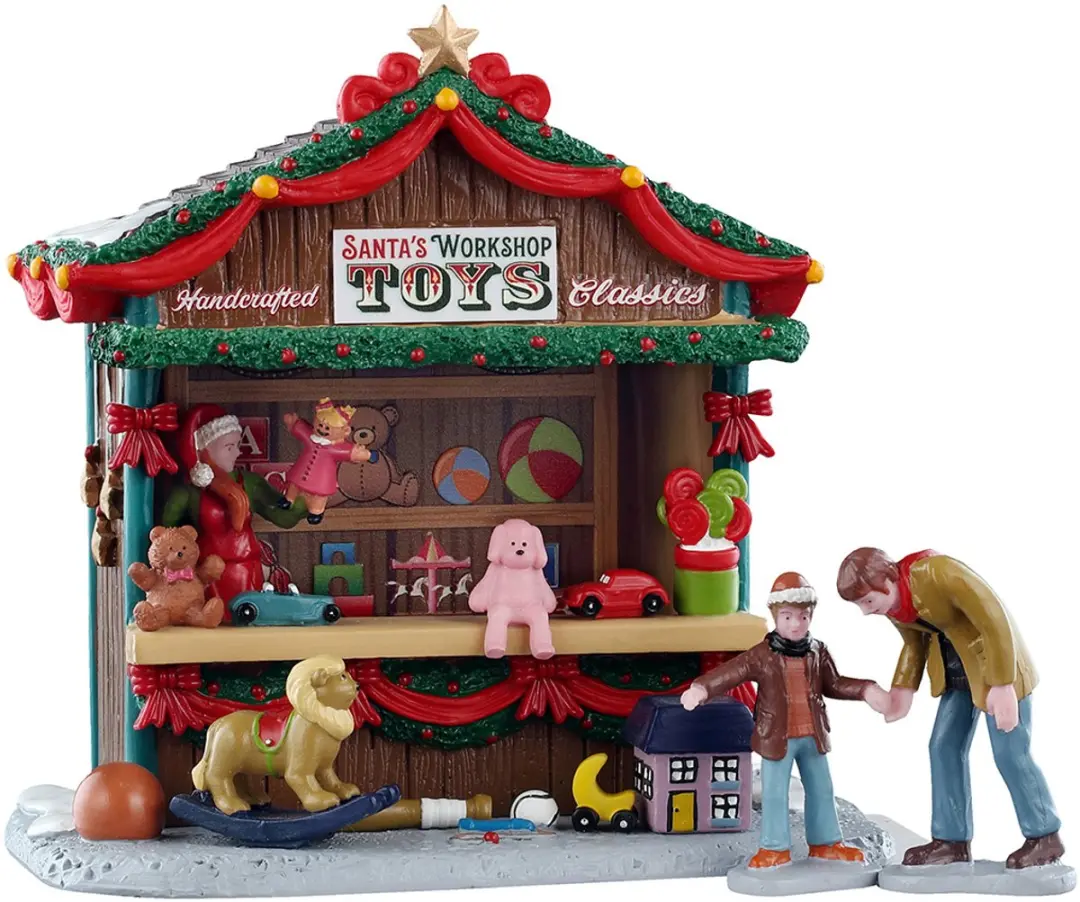 Lemax Santa's Workshop Toys - 3 Stuks - Meerkleurig