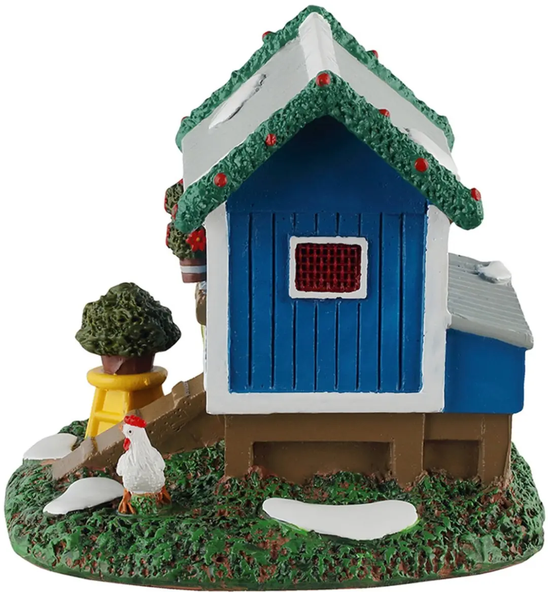 Lemax Backyard Chicken Coop - Tafelaccessoire - Meerkleurig