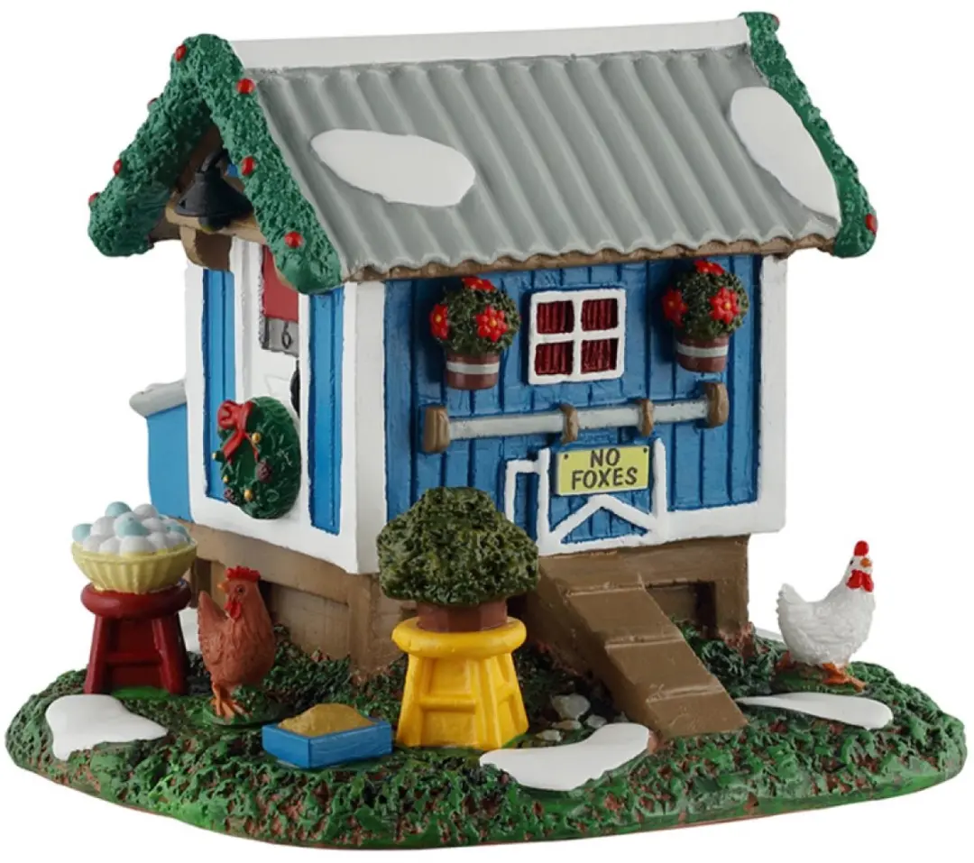 Lemax Backyard Chicken Coop