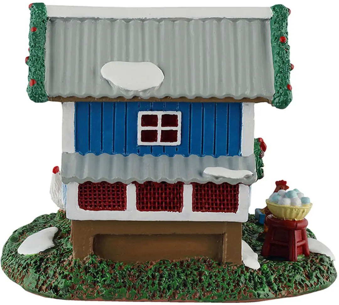 Lemax Backyard Chicken Coop - Tafelaccessoire - Meerkleurig