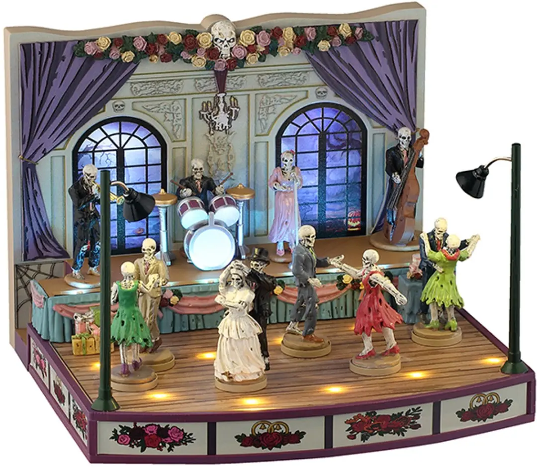 Lemax Spooky Town Wedding Party