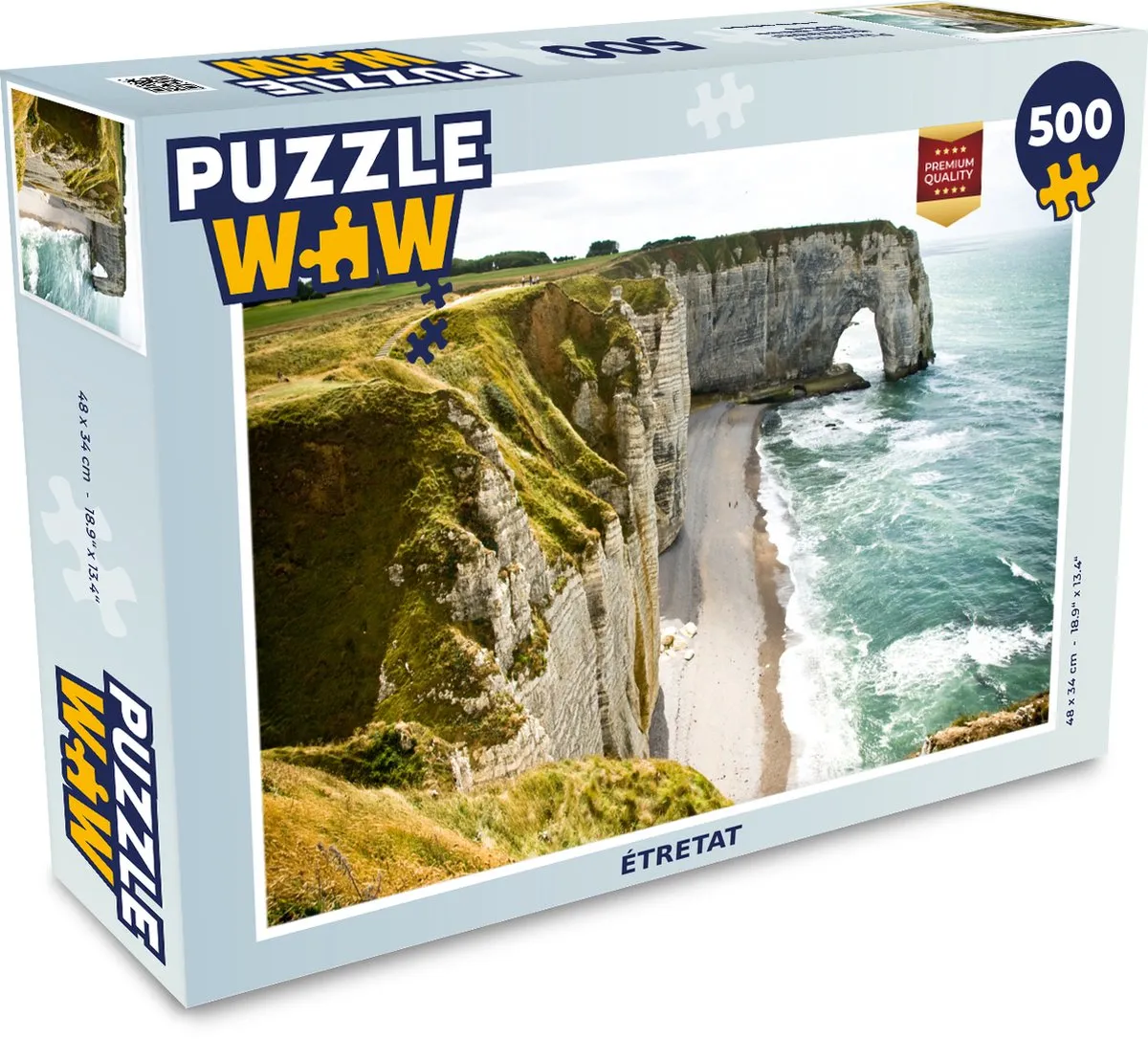 PuzzleWow Étretat Legpuzzel 500 Stuks