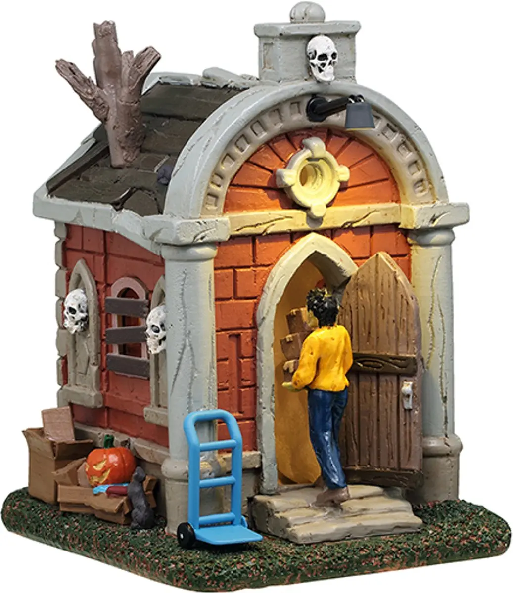 Lemax Spooky Town Crypt Move In