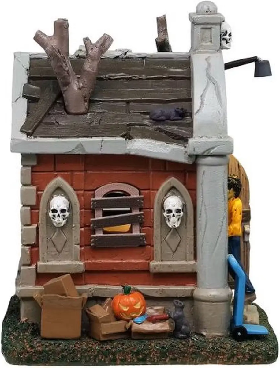 Lemax Spooky Town Crypt Move In - Multicolor