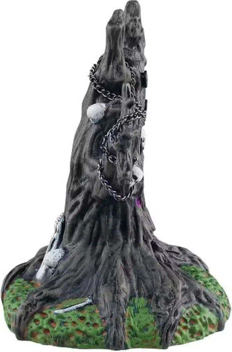 Lemax Spooky Town Chained Spooky Tree - Grijs/Groen/Zwart/Paars