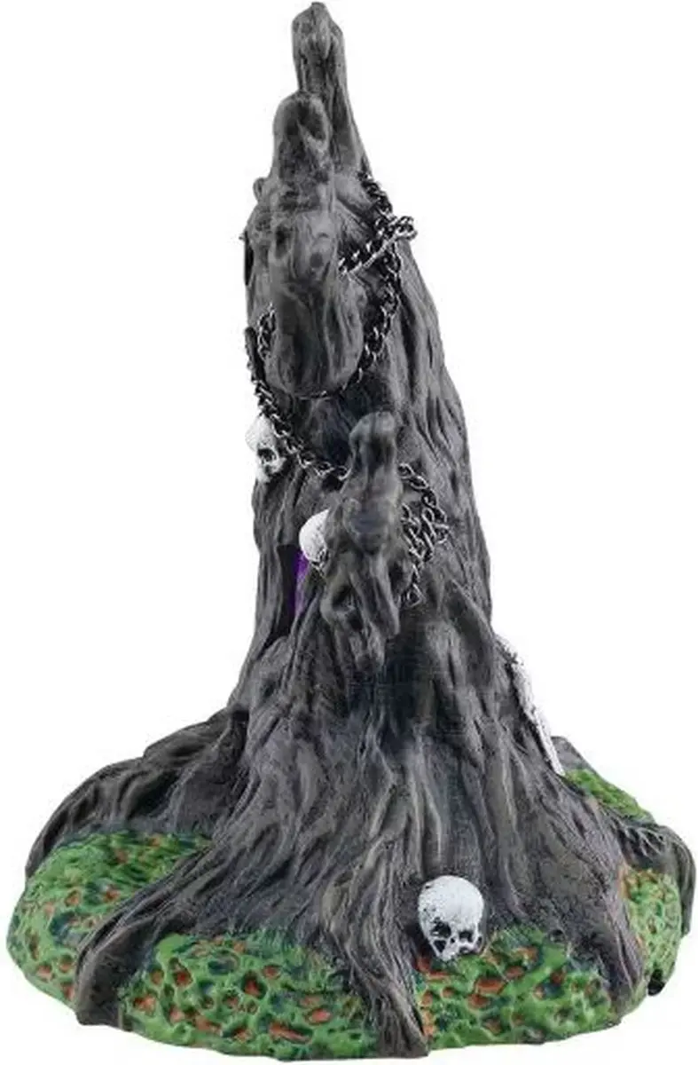 Lemax Spooky Town Chained Spooky Tree - Grijs/Groen/Zwart/Paars