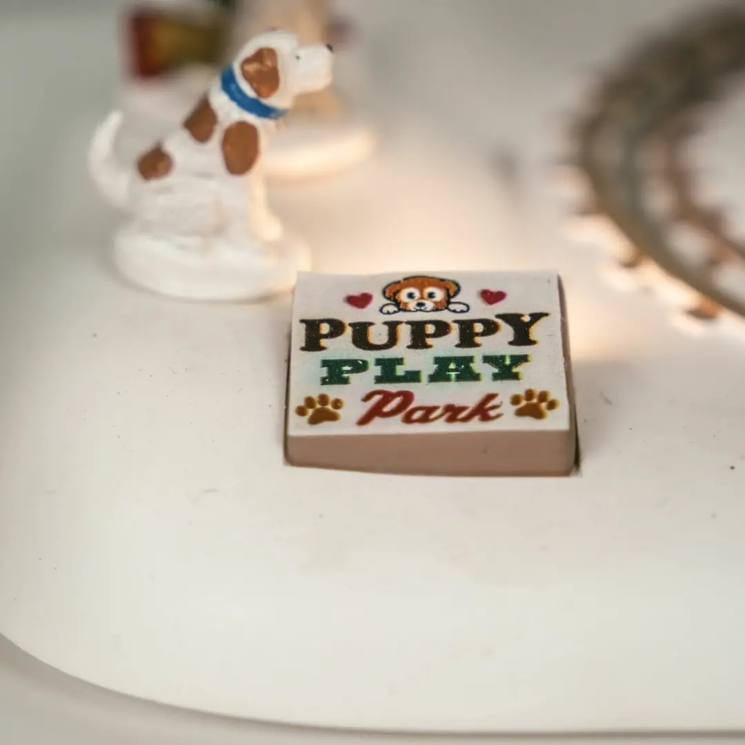 Lemax Puppy Play Park - Speelgoedset