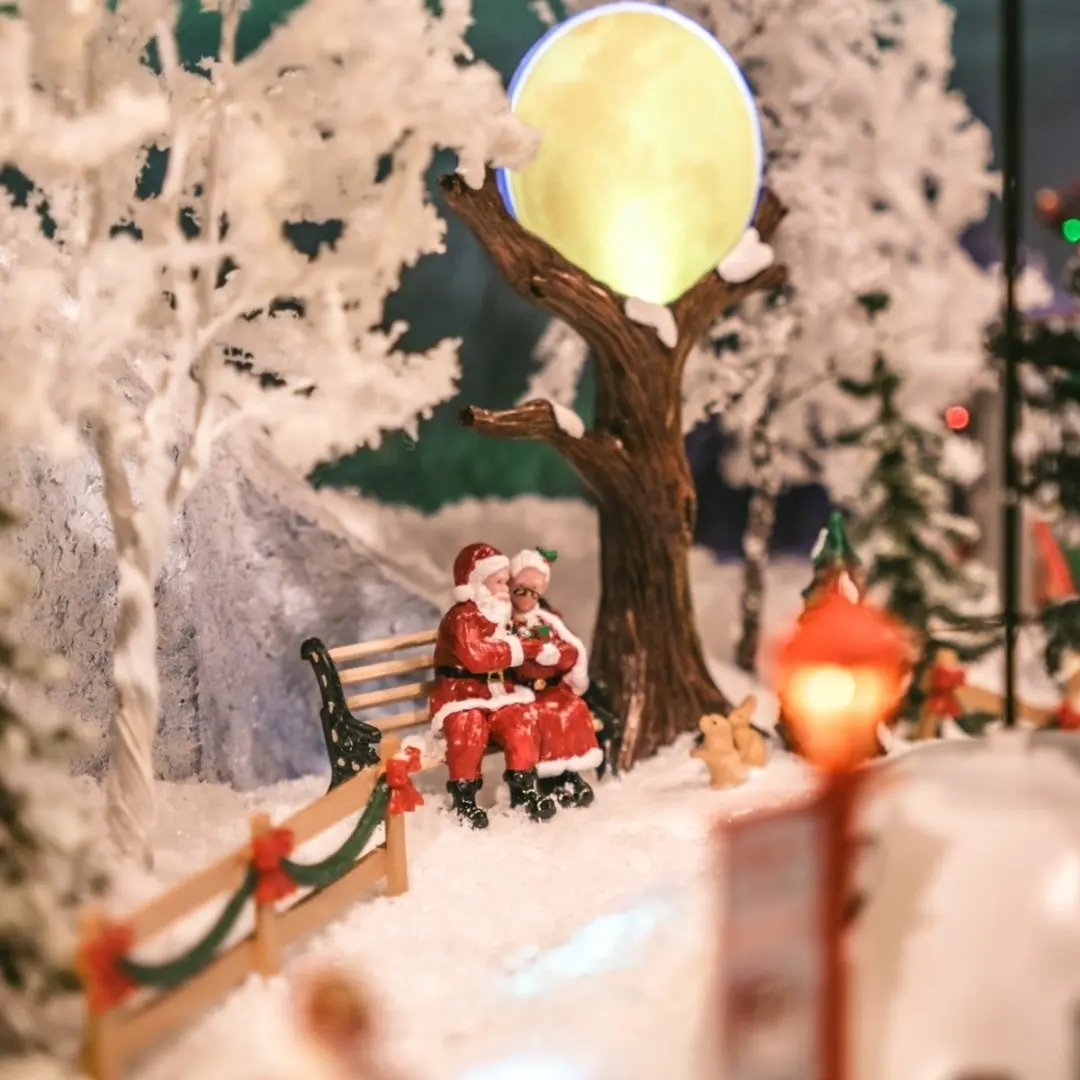 Lemax North Pole Romance Santa's Wonderland 2025 - Mehrfarbig - afbeelding 6 van 6
