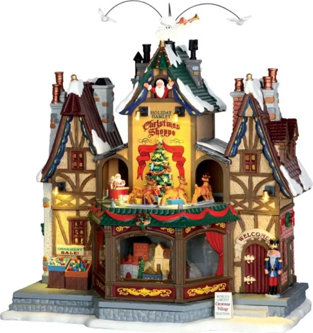 Lemax Holiday Hamlet Christmas Shoppe Kersthuisjes