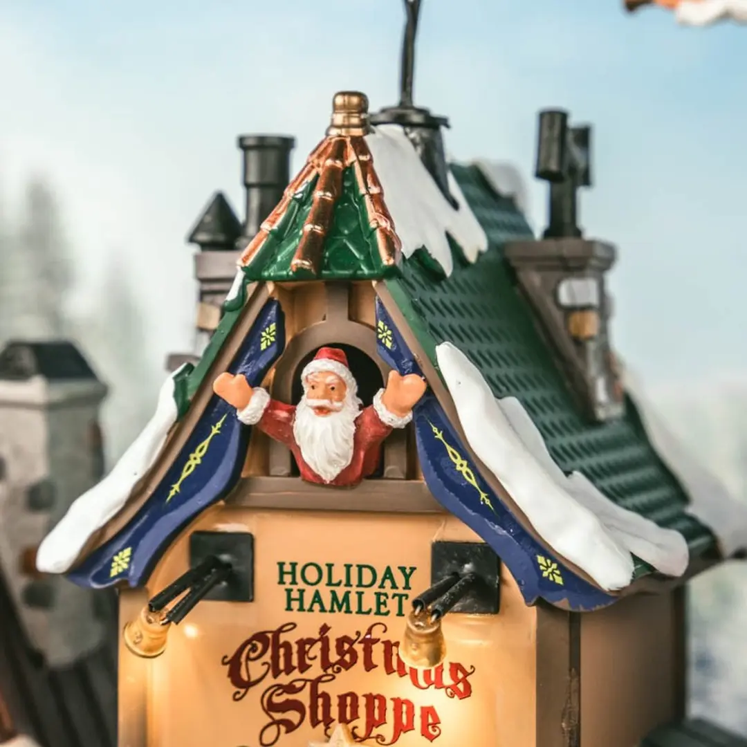 Lemax Holiday Hamlet Christmas Shoppe Kersthuisjes - afbeelding 6 van 6