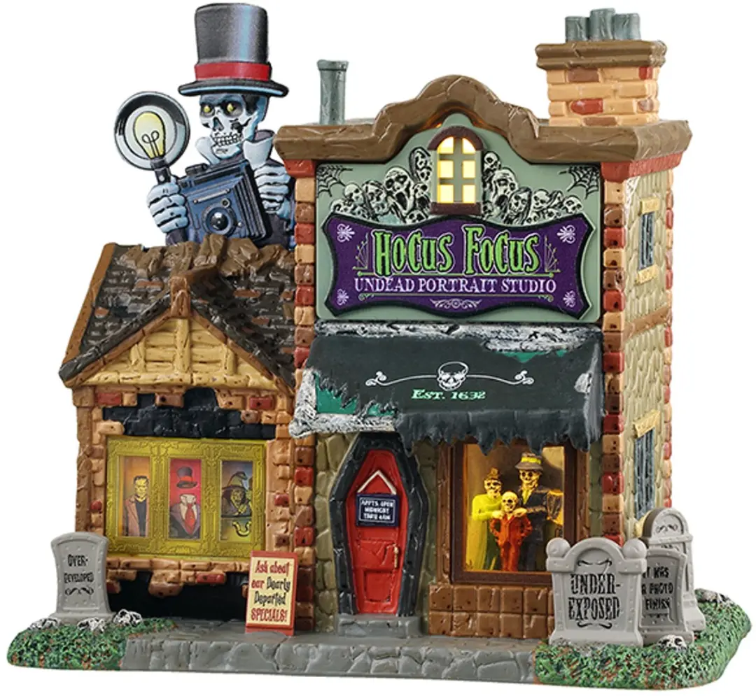 Lemax Hocus Focus Undead Portrait Studio
