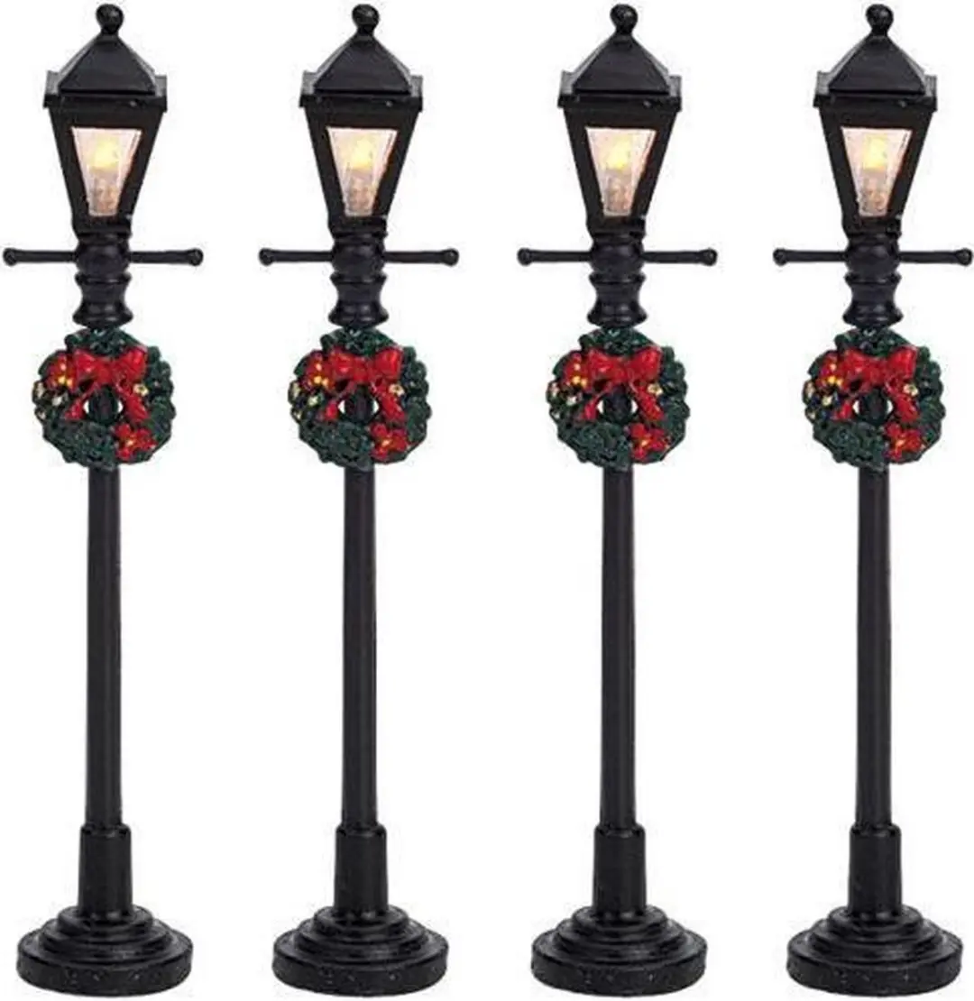 Lemax Gas Lantern Street Lamp Set