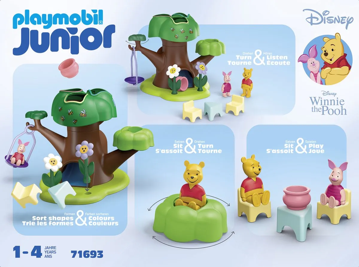 Playmobil Disney Winnie de Poeh Boomhut 71693 - Multicolor