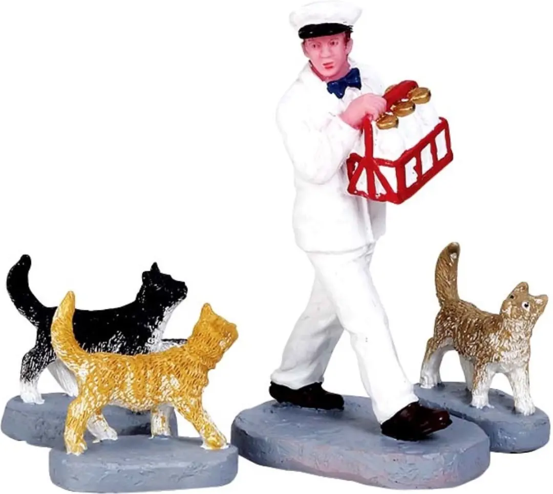Lemax Merry Milkman Kersthuisjes Set