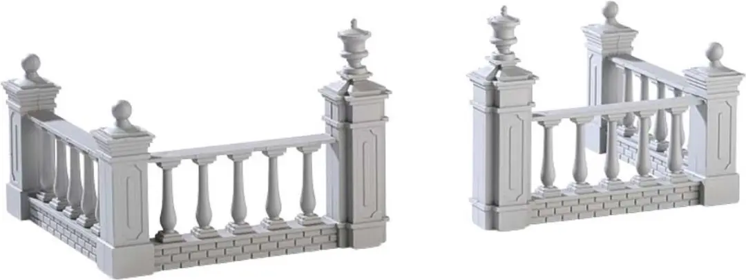 Lemax Plaza Fence Kersthuisjes & Kerstdorpen