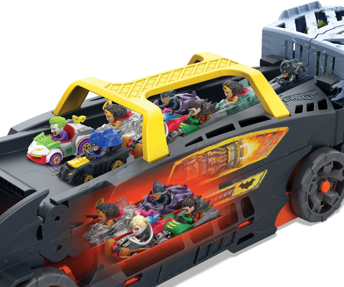Hot Wheels Racer Verse Raveverse Batmans Ontsnappingsachtervolging - 3 Baandelen - Meerkleurig