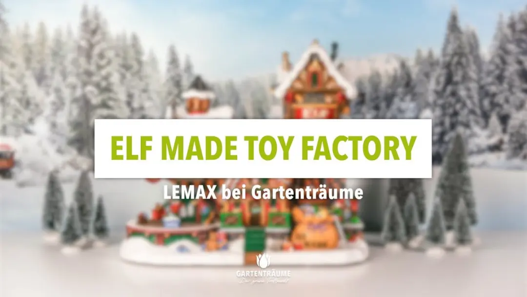 Lemax Elf Made Toy Factory Kerstdorp - Met verlichting - 4.5V - afbeelding 6 van 6