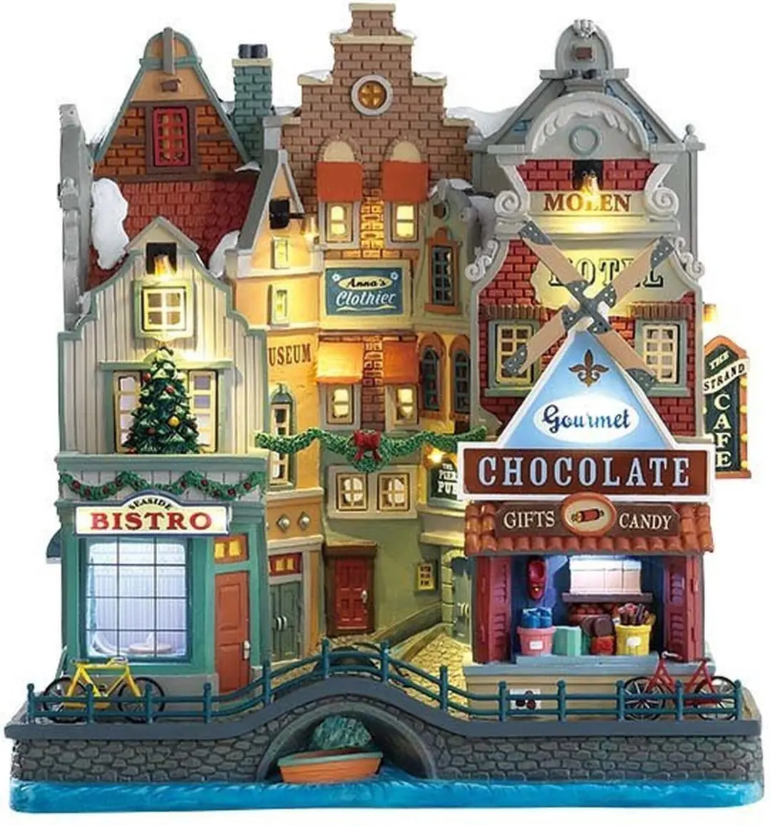 Lemax Seaside Christmas Verlicht Gebouw - Neutral - afbeelding 5 van 5