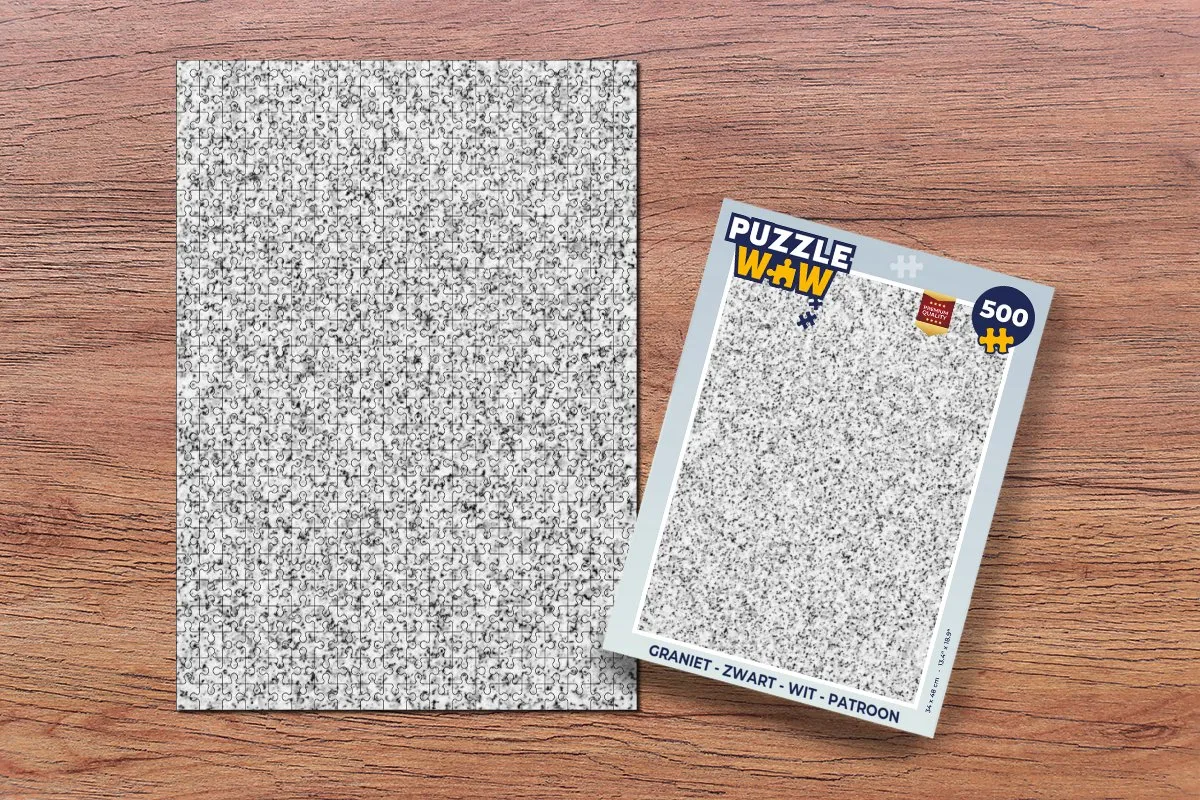 PuzzleWow Graniet Patroon Legpuzzel 500 Stuks - Multicolor