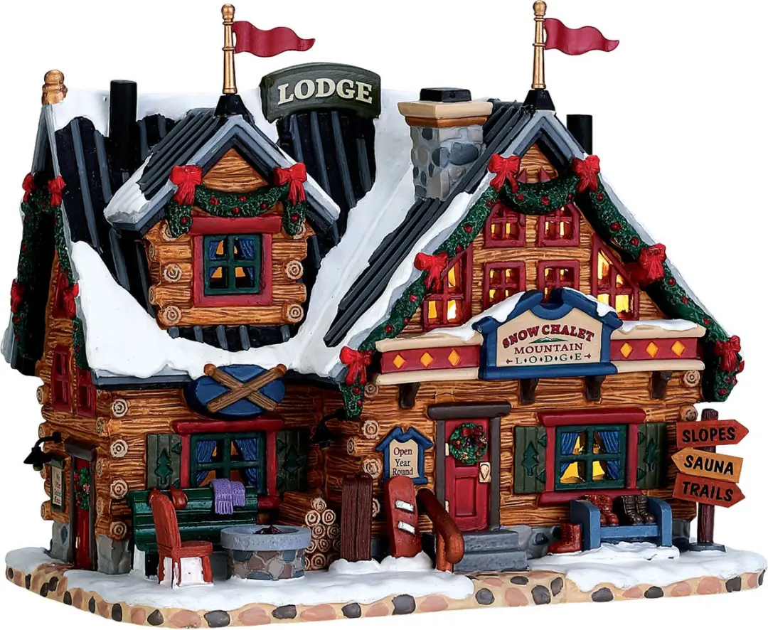 Lemax Apres-ski Lodge Kersthuisje