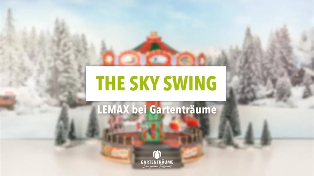 Lemax The Sky Swing - Kerstattractie - Zilver
