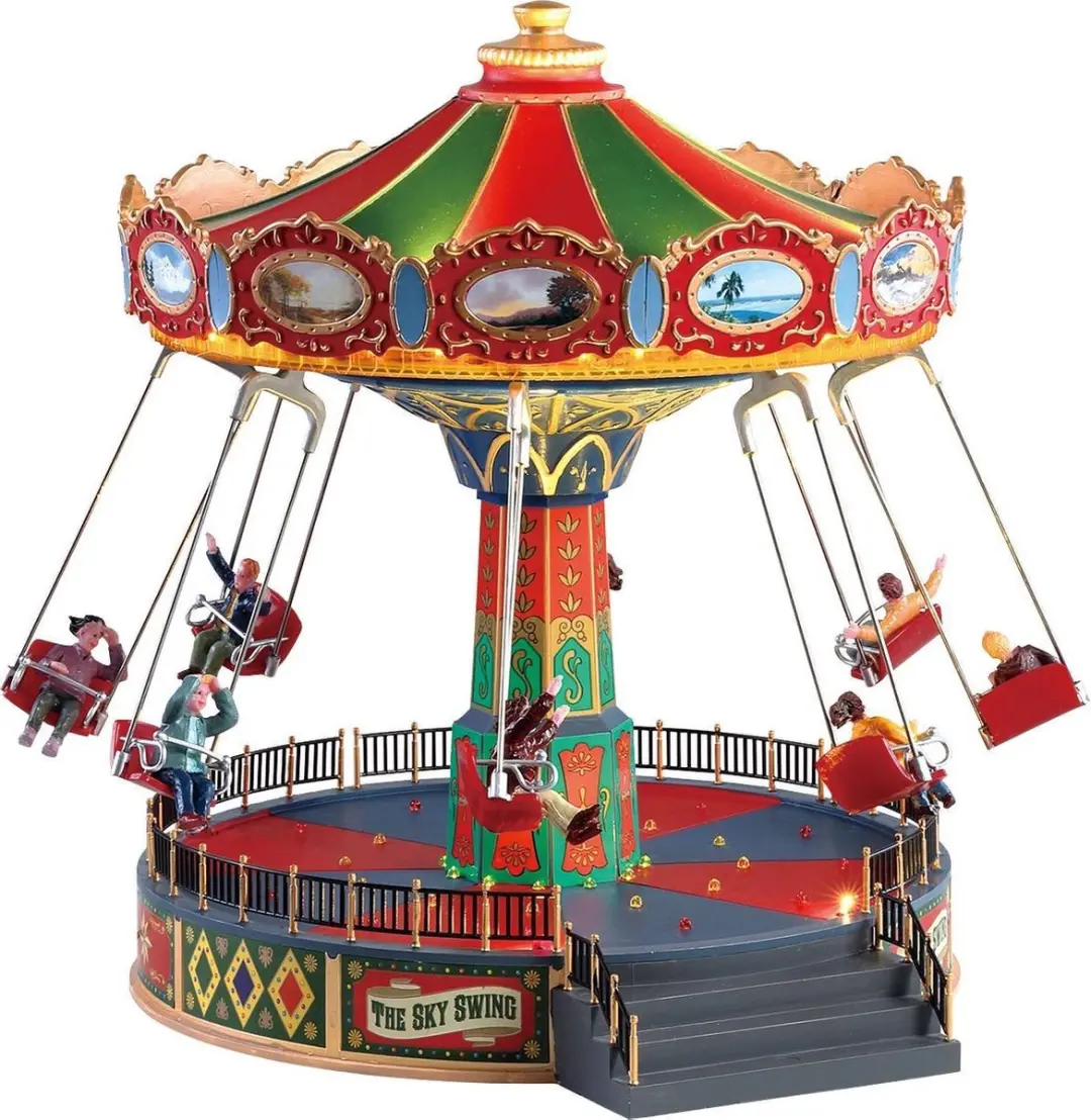 Lemax The Sky Swing - Kerstattractie - Zilver