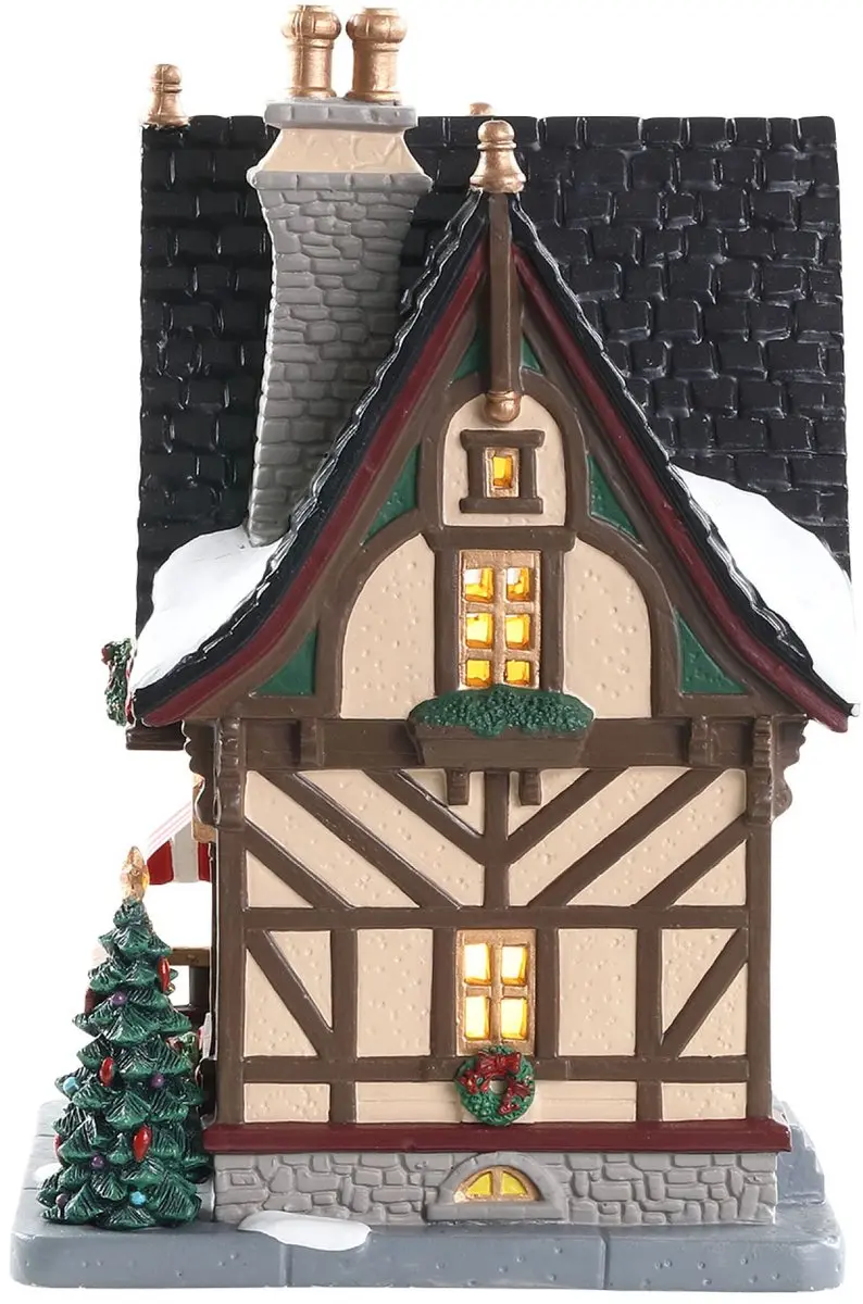 Lemax The Christmas Cubby Verlicht Gebouw - Meerkleurig