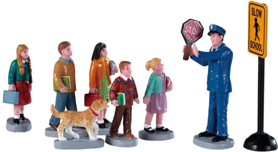 Lemax The Crossing Guard Kersthuisjes Set