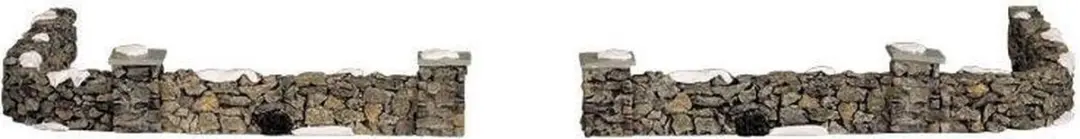 Lemax Colonial Stone Wall Kersthuisjes Set