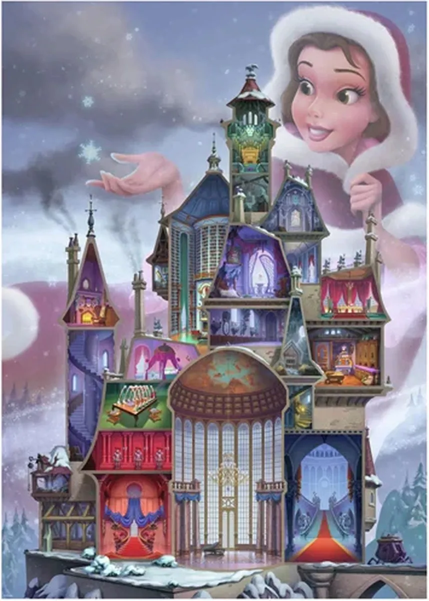 Ravensburger Disney Castles Belle Puzzel 1000 Stuks
