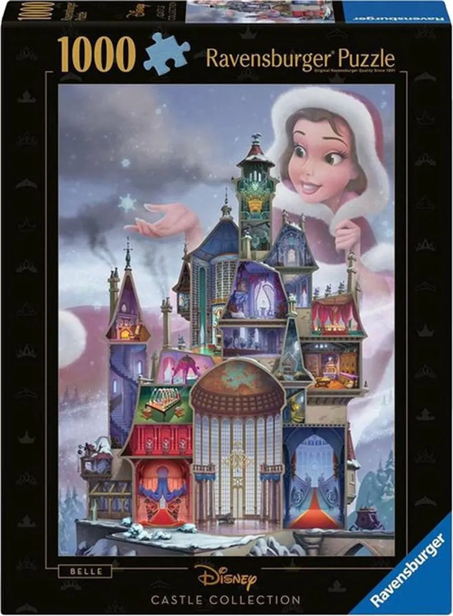 Ravensburger Disney Castles Belle Puzzel 1000 Stuks