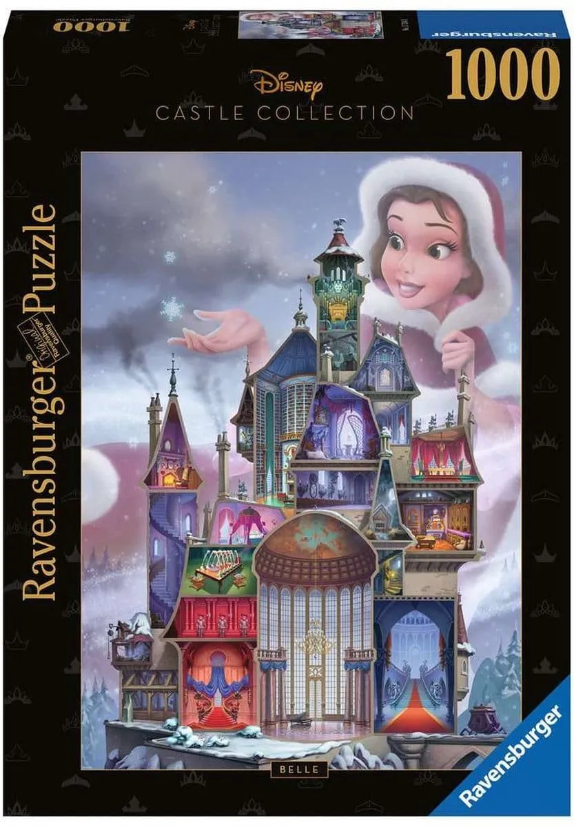 Ravensburger Disney Castles Belle Puzzel 1000 Stuks - afbeelding 6 van 6