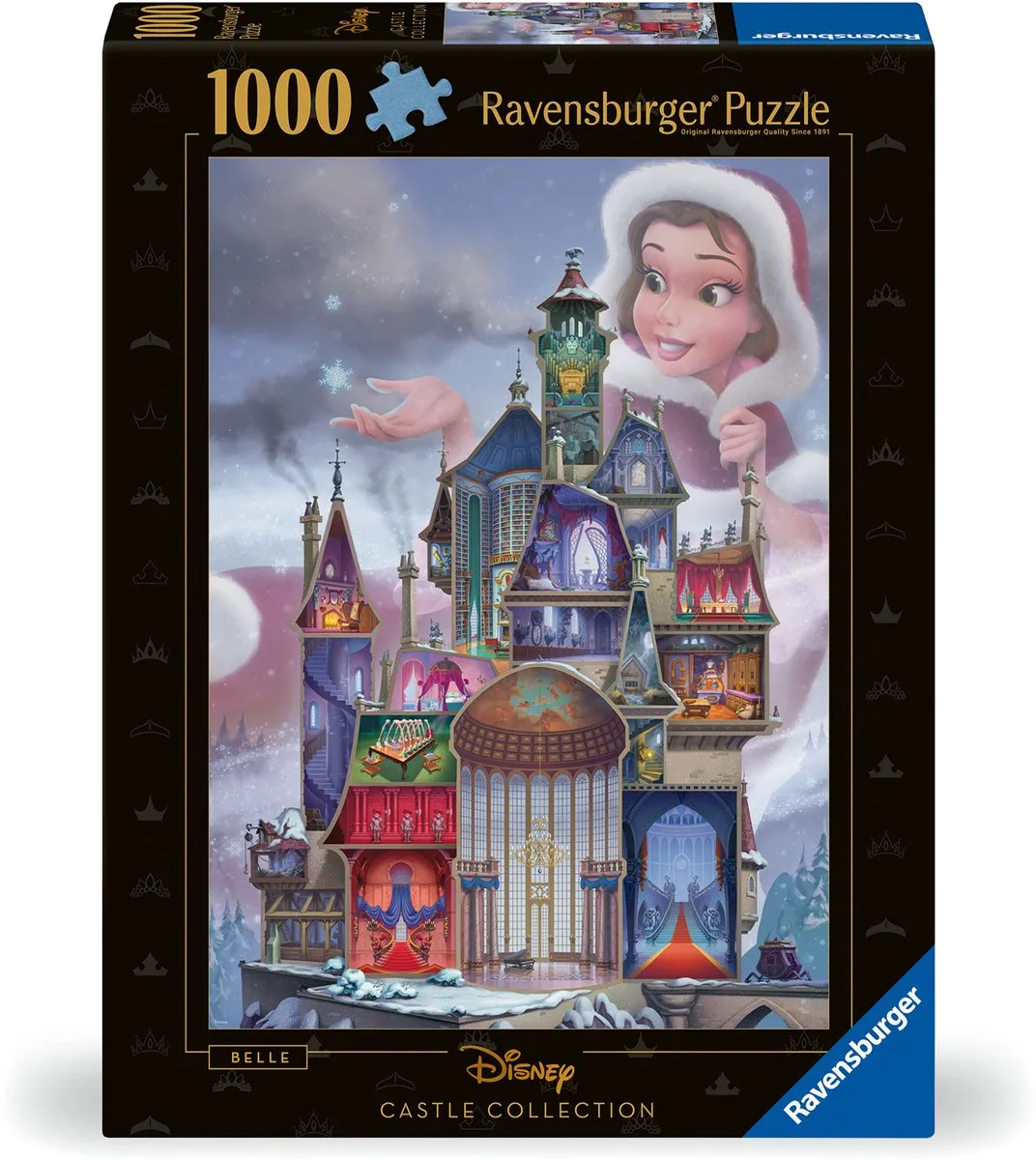 Ravensburger Disney Castles Belle Puzzel 1000 Stuks