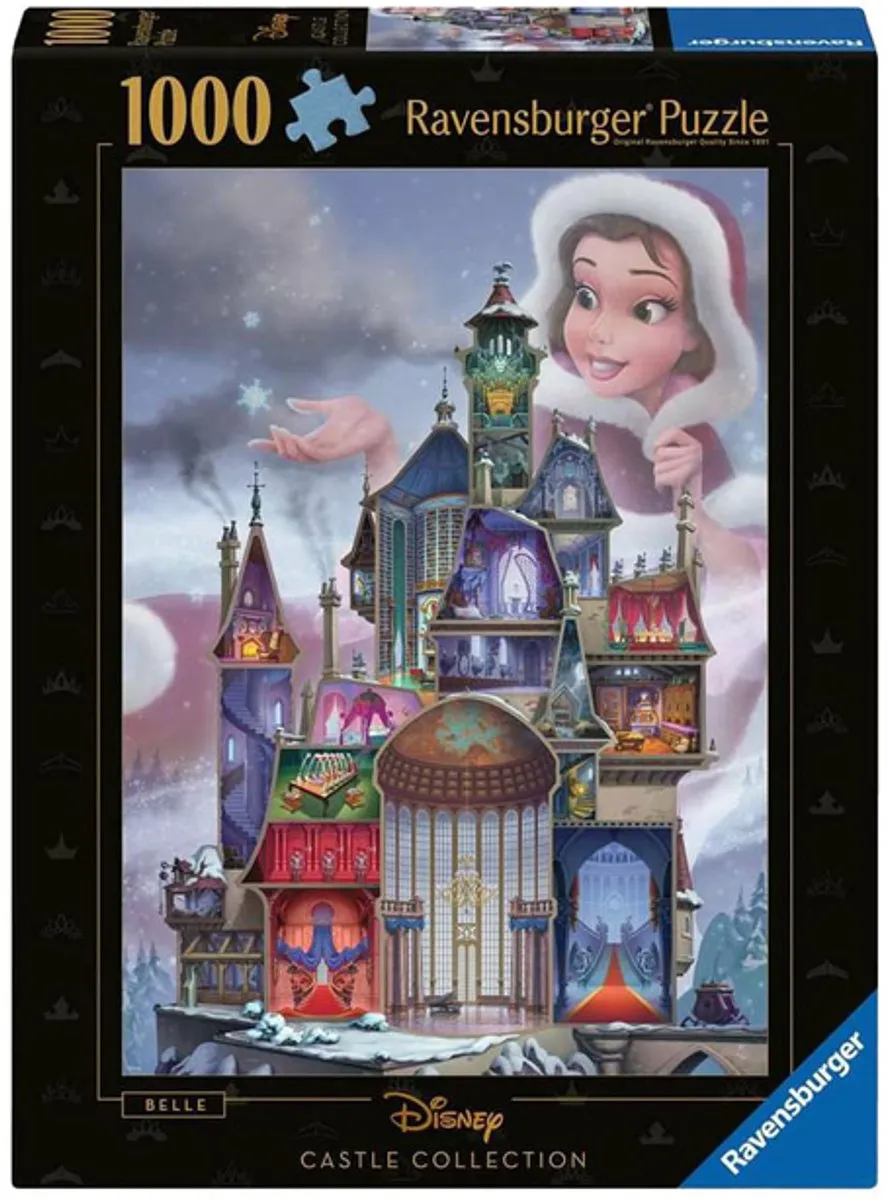 Ravensburger Disney Castles Belle Puzzel 1000 Stuks