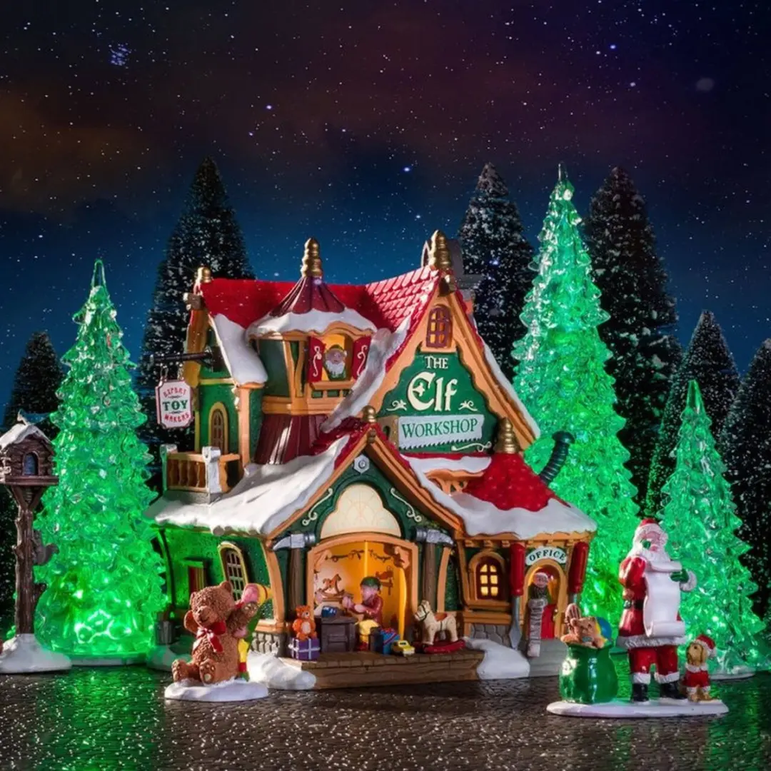 Lemax Crystal Lighted Tree - 3 Kleurenwissel - Groot